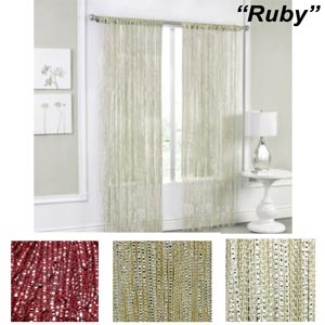Ruby String Curtain