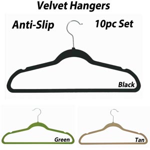 Velvet Anti-Slip Hangers