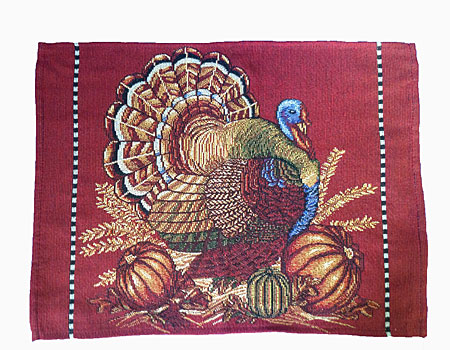 Tapestry-Turkey Placemat