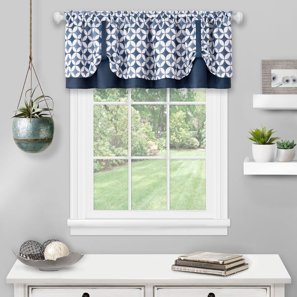 Callie Dbl Layer Rod Pocket Pick Up Valance