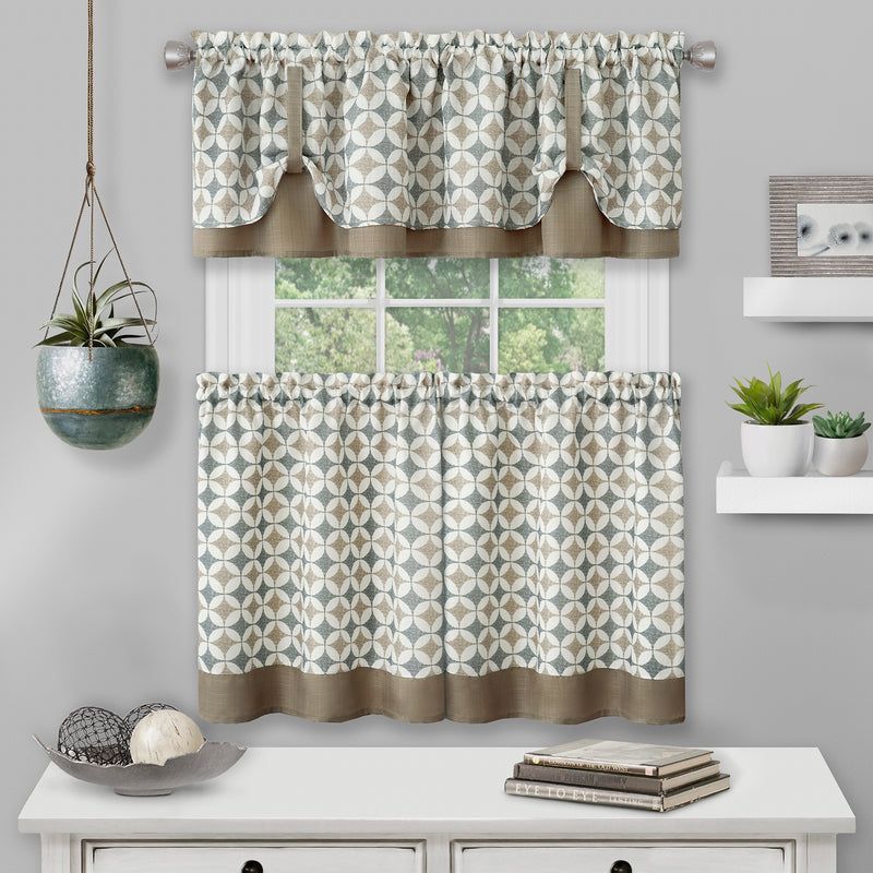 Callie Rod Pocket Tier & Valance Set