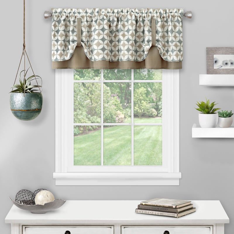 Callie Dbl Layer Rod Pocket Pick Up Valance