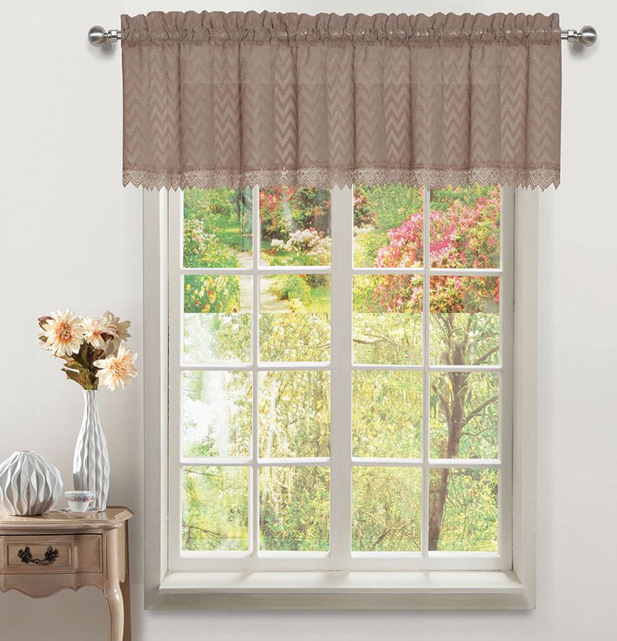 Chiffon Rod Pocket Valance
