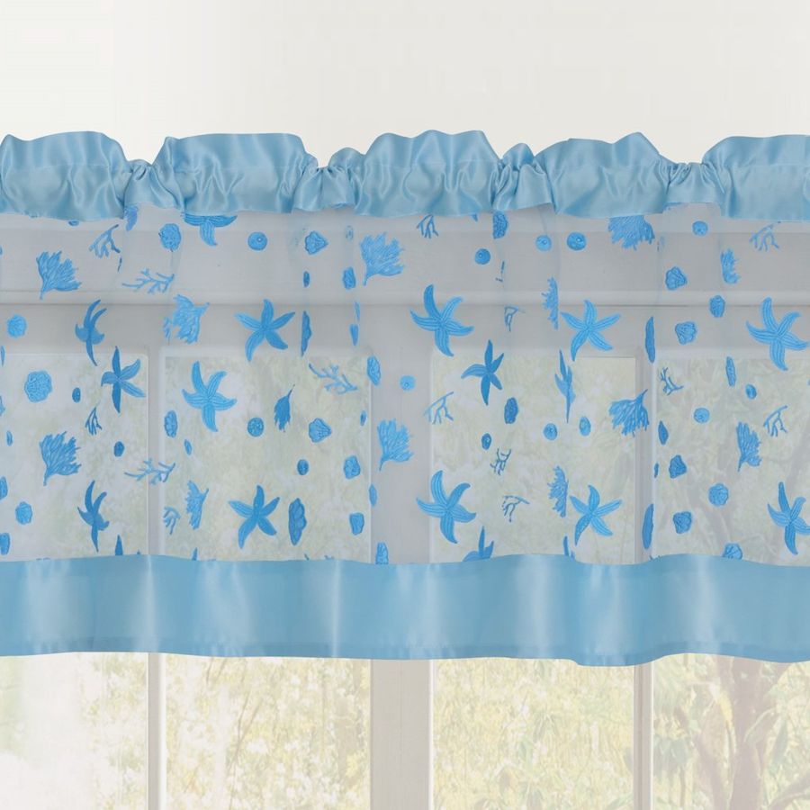 Beaches Rod Pocket Valance