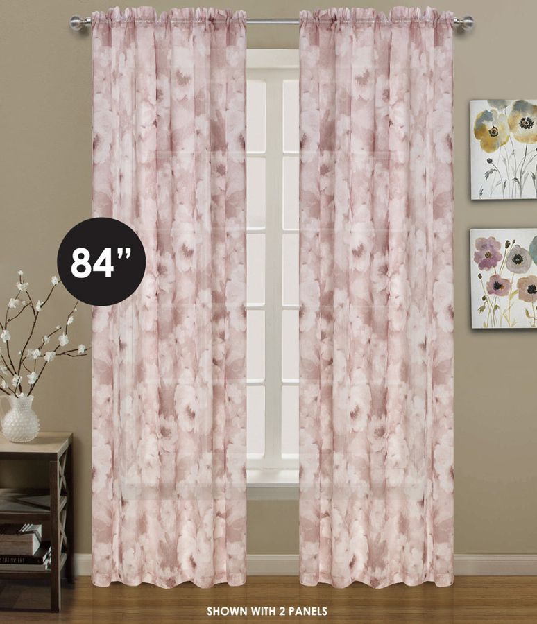 Clouds Rod Pocket Panel 84"