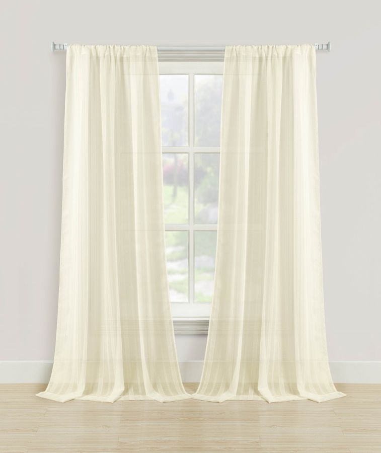 Knitted Sheer Rod Pocket Panel