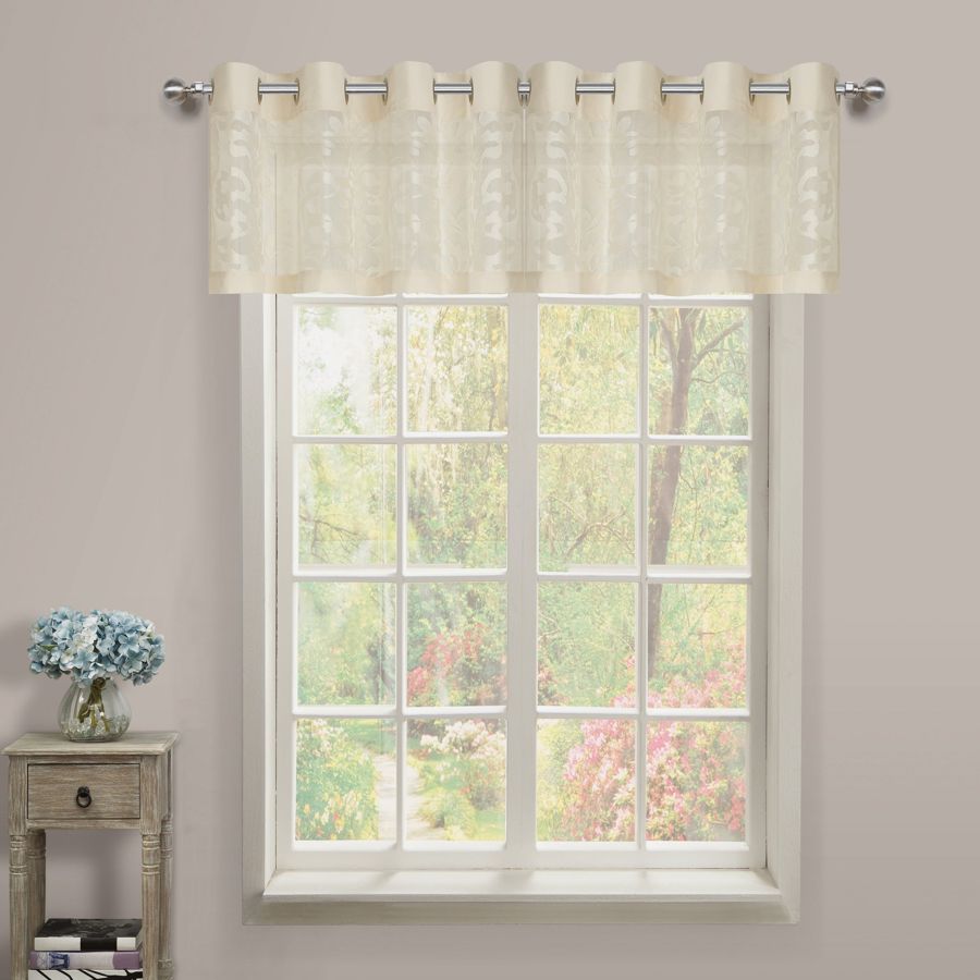 Luciana Semi-Sheer Grommet Valance