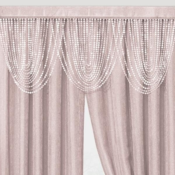 Luna Beaded Cascade Valance