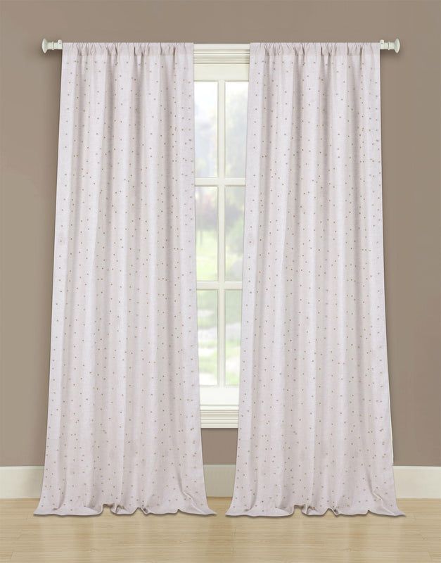 Marquee Linen Rod Pocket Panel w/Beads