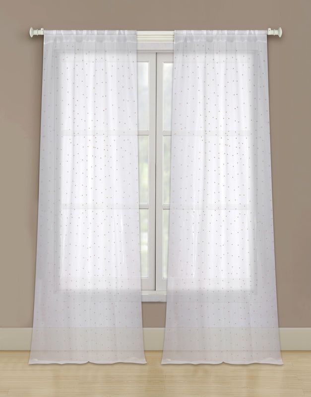 Marquee Sheer Rod Pocket Panel w/Beads