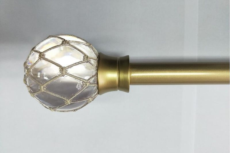 Net Decorative Curtain Rod Set