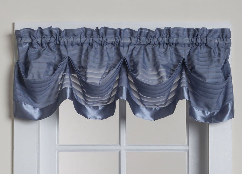 Silhouette Sheer Rod Pocket Tucked Valance