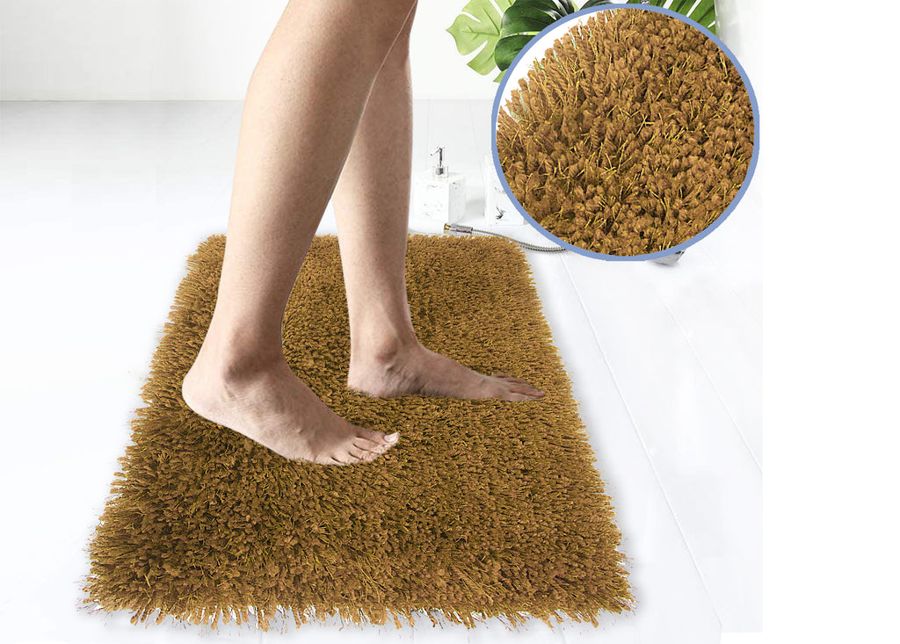 Verona Shag Bath Rug 17x24