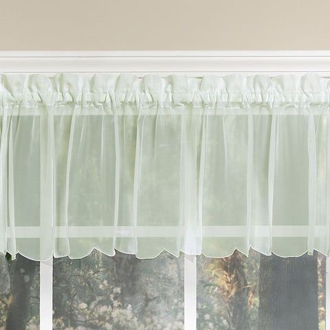 Emelia Sheer Rod Pocket Valance