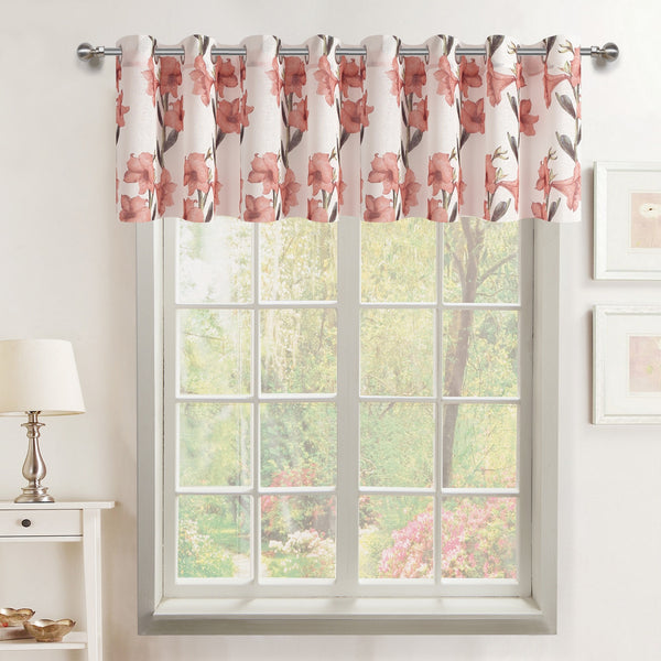 Lillies Flower Valance - - Marburn Curtains