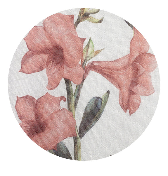 Lillies Flower Valance - 054x018 Blush C46067- Marburn Curtains