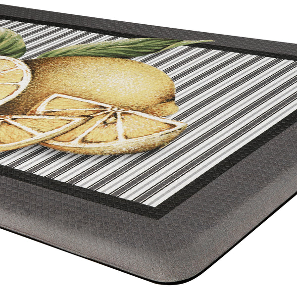 Lemon Drop Anti Fatigue Kitchen Mat - - Marburn Curtains
