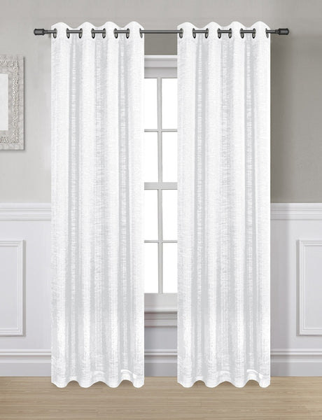 Twilight Thermal Blackout Grommet Panel - Panel   054x063 White C40360- Marburn Curtains