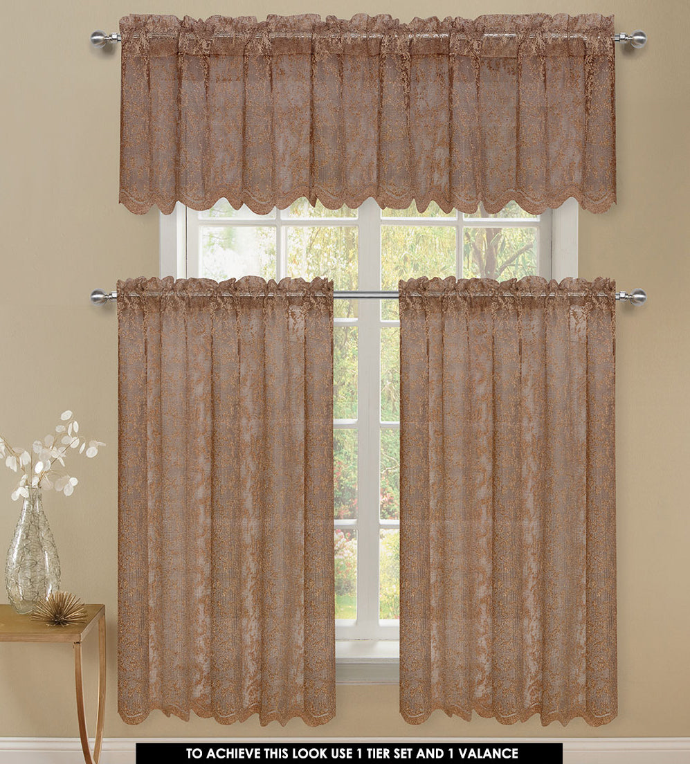 Mirage Rod Pocket Valance - - Marburn Curtains