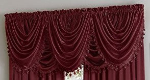 Hilton Rod Pocket Panel/Waterfall Valance - - Marburn Curtains