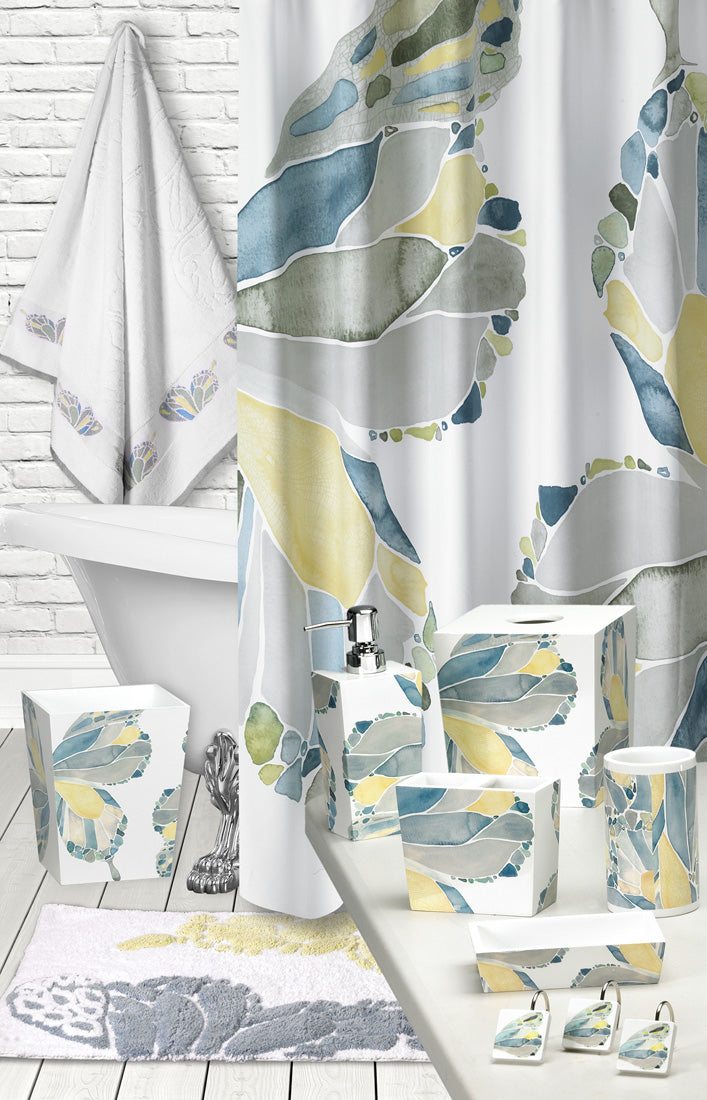 Butterfly Bath Collection Rug - - Marburn Curtains