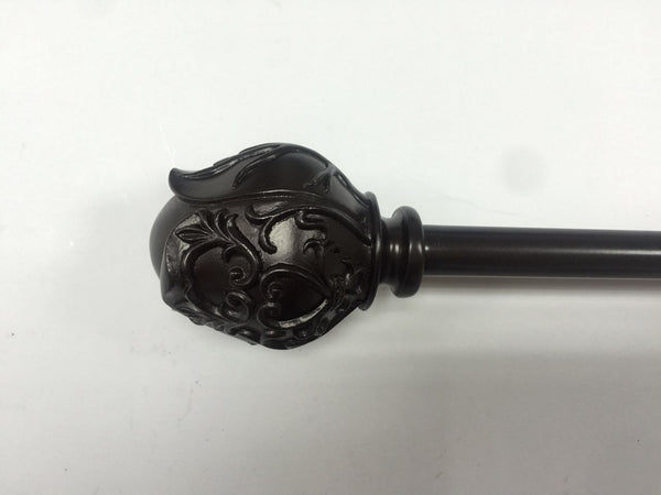 Nottingham Decorative Curtain Rod Set 1/2" - - Marburn Curtains
