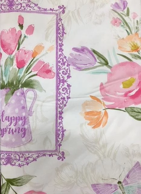 Evelyn Vinyl Flannel Back Tablecloth